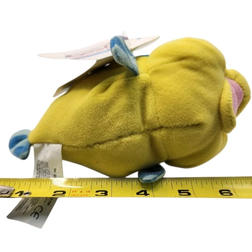 Disney Flounder Plush Mini Bean Bag 7 Inch Little Mermaid Toy NWT